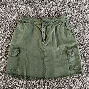 Aeropostale Green Mini Skirt